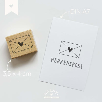 Stempel Brief | Briefumschlag | Blumen