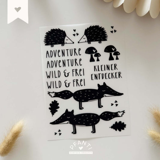 Bügelbild "Kleiner Entdecker"