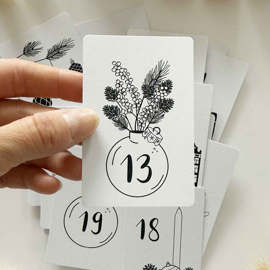 Karte Adventskalender | Set