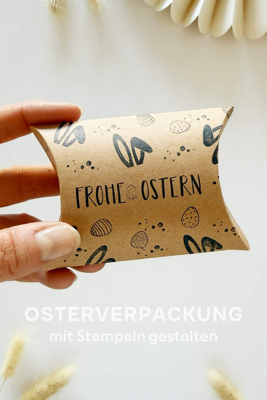 Stempel frohe Ostern - Osterstempel für Karten, Deko & DIY | mehrere Varianten