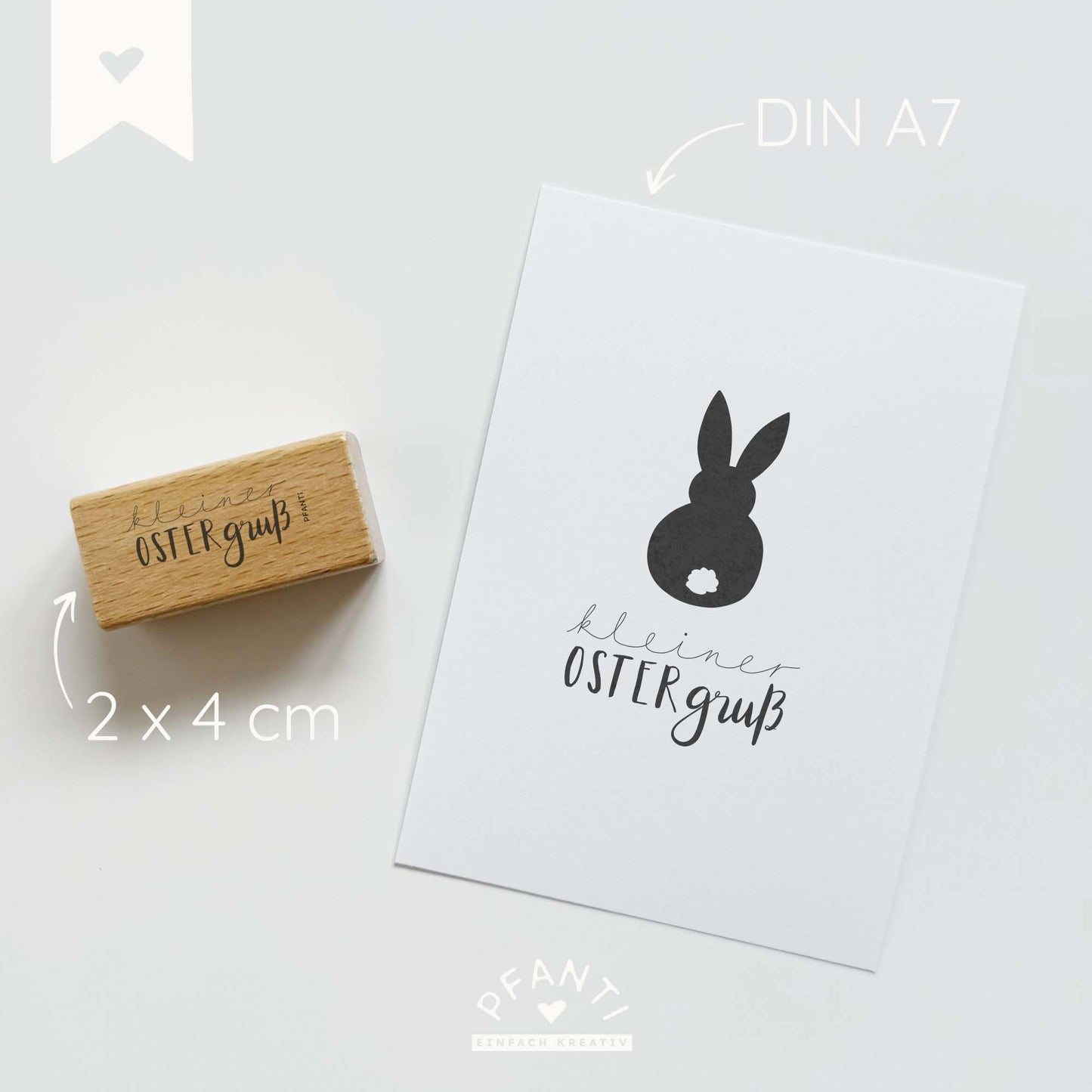 Stempel "kleiner Ostergruß"