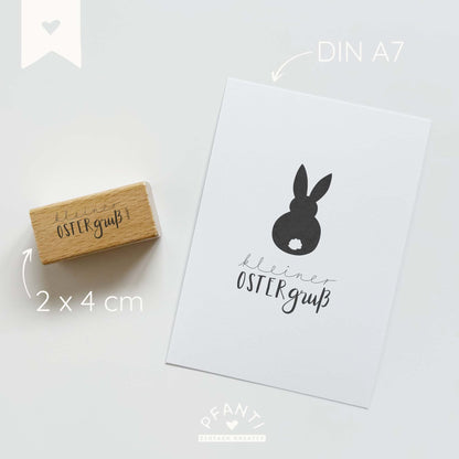 Stempel "kleiner Ostergruß"