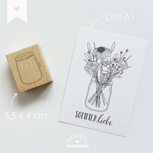 Stempel Schraubglas