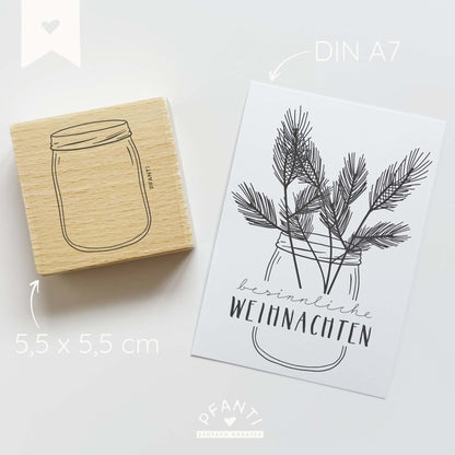 Stempel Schraubglas