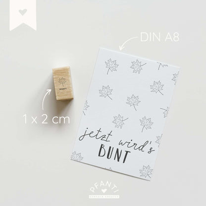 Stempel Ahornblatt | drei Größen