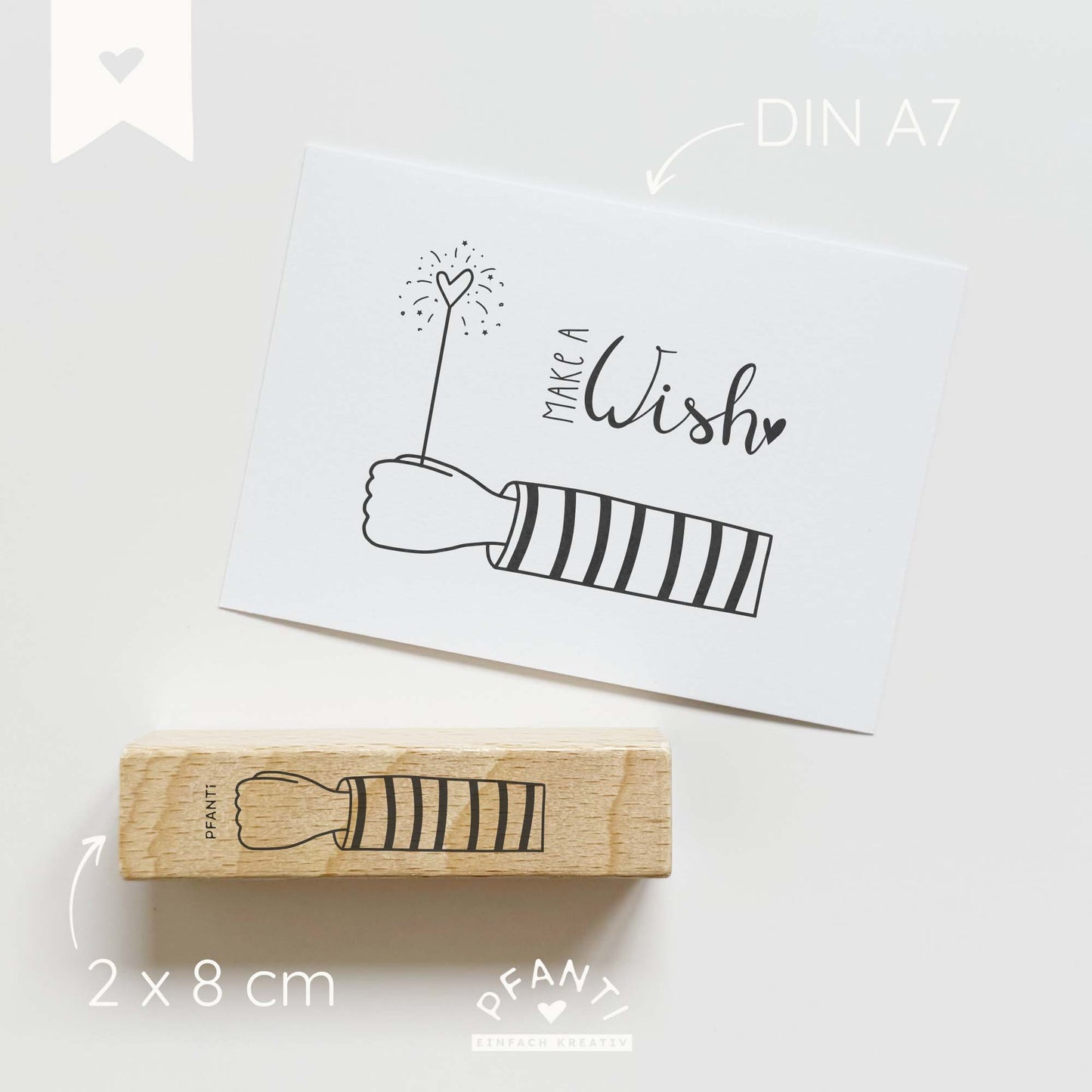 Stempel Arm 1 | zwei Größen & Ausrichtungen