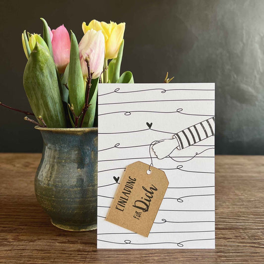 Stempel Arm 1 M rechts | Stempel Hand - perfekt für Karten im DINA6 Format