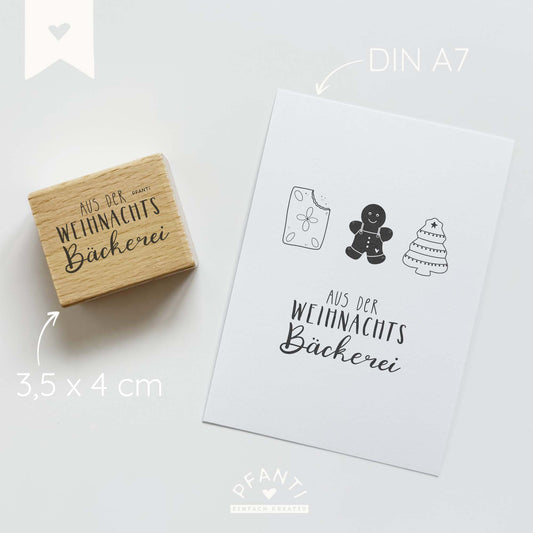 Stempel "Aus der Weihnachtsbäckerei"