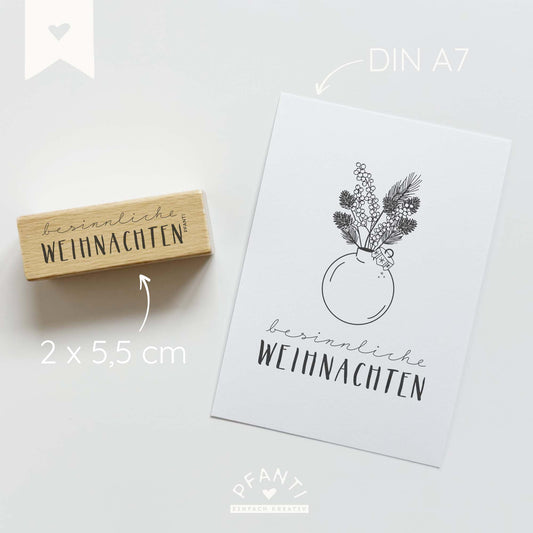 Stempel besinnliche Weihnachten
