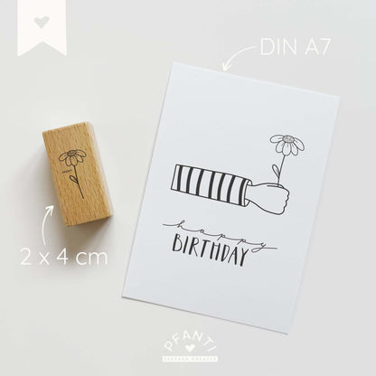 Stempel Blume 4
