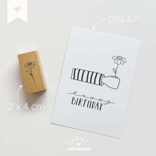 Stempel Blume 4
