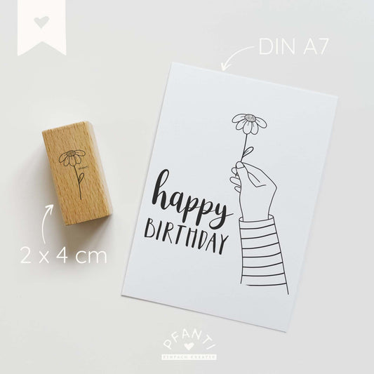 Stempel Blume 4