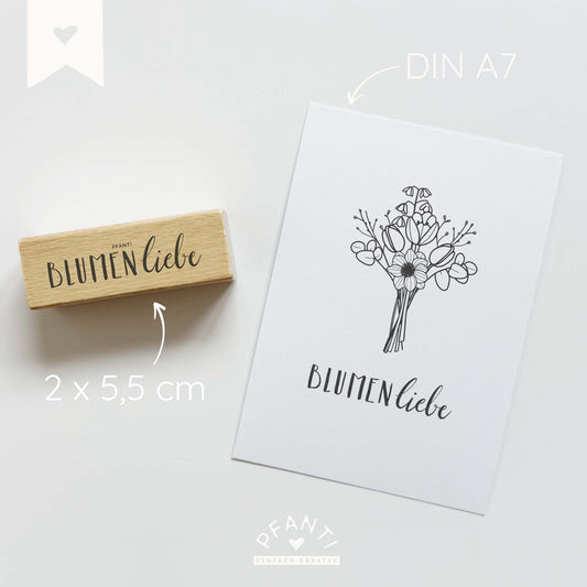 Stempel Blumenliebe