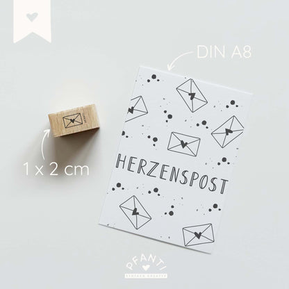 Stempel Brief | Briefumschlag | Blumen