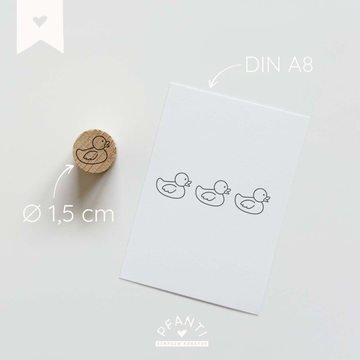 Stempel Ente | Quietscheente