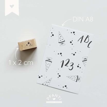 Stempel Farbkleckse | Muster