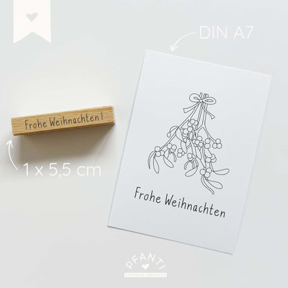 Stempel frohe Weihnachten | 3 Varianten