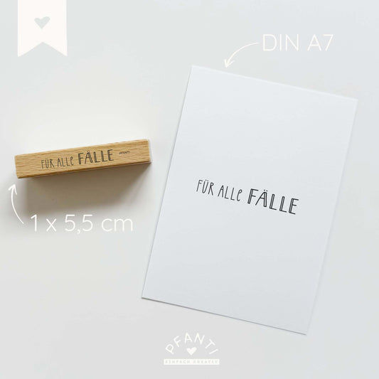 Stempel "Für alle Fälle"