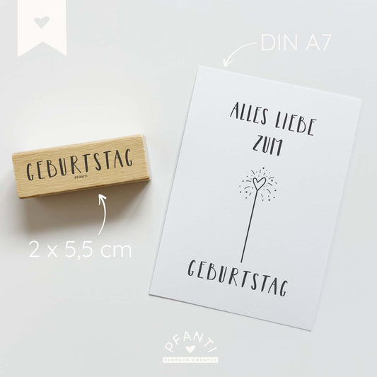 Stempel Geburtstag