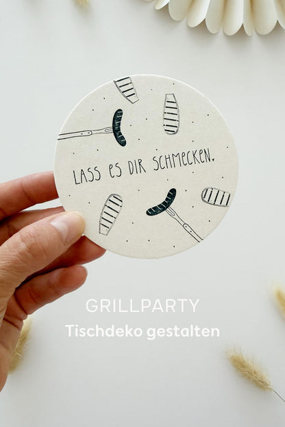 Stempel "Lass es dir schmecken"