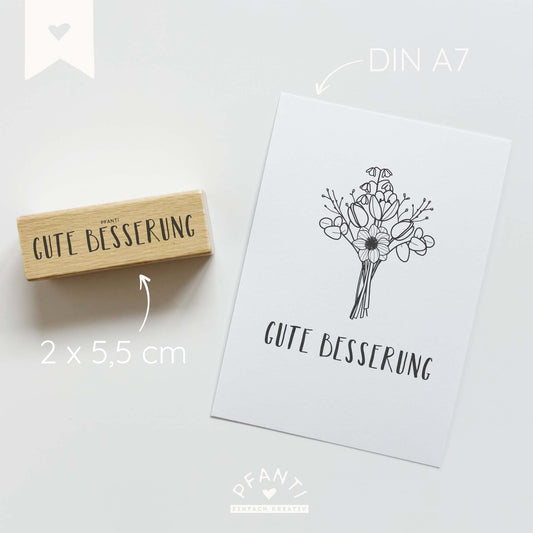 Stempel "Gute Besserung"