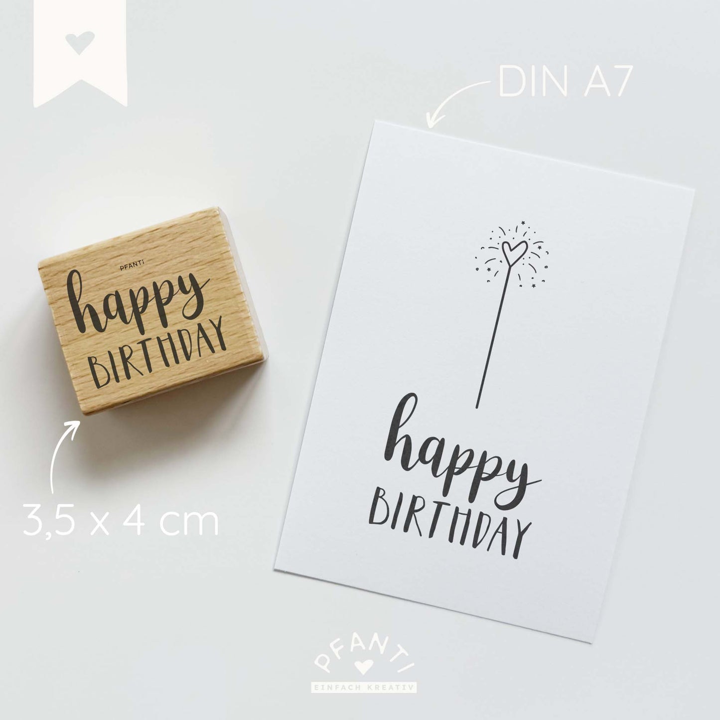 Stempel Happy Birthday | mehrere Varianten