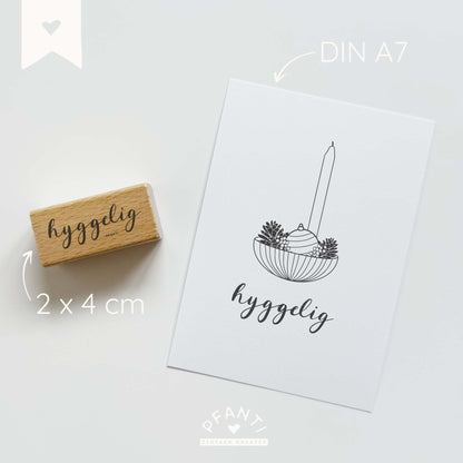 Stempel hyggelig