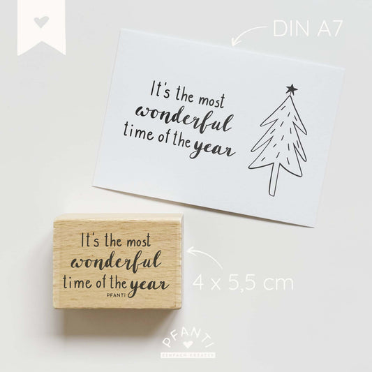 Stempel "It's the most wonderful time of the year"
