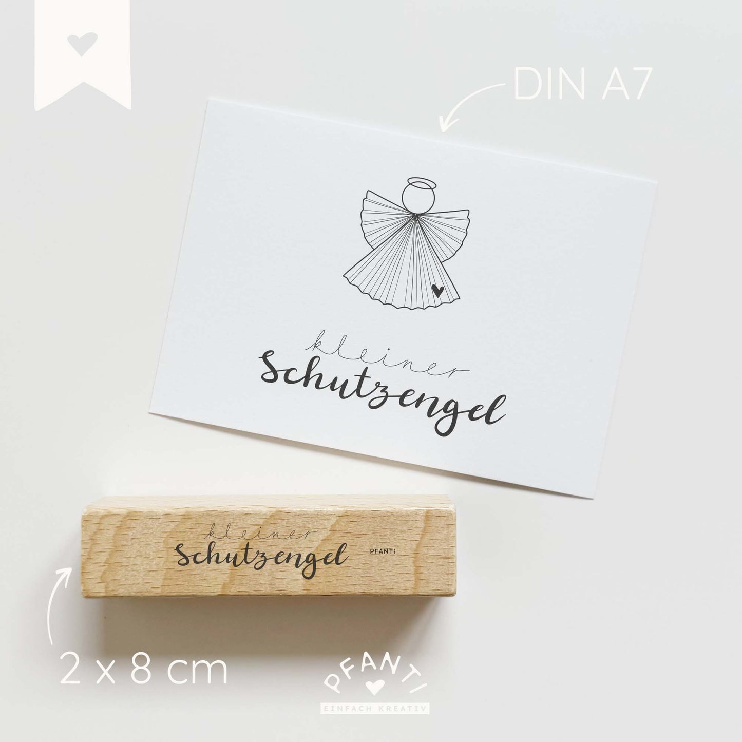 Stempel kleiner Schutzengel