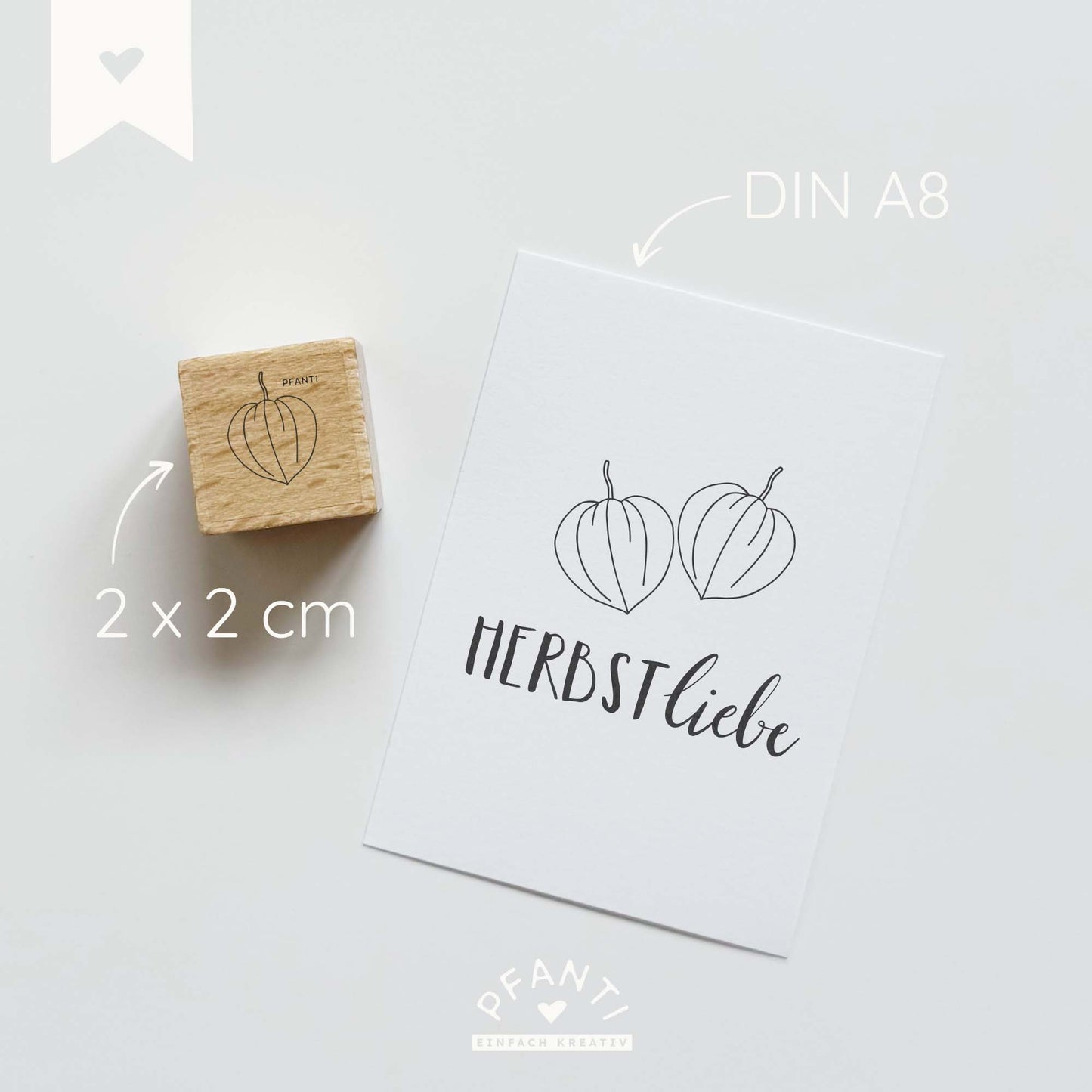Stempel Lampionblume