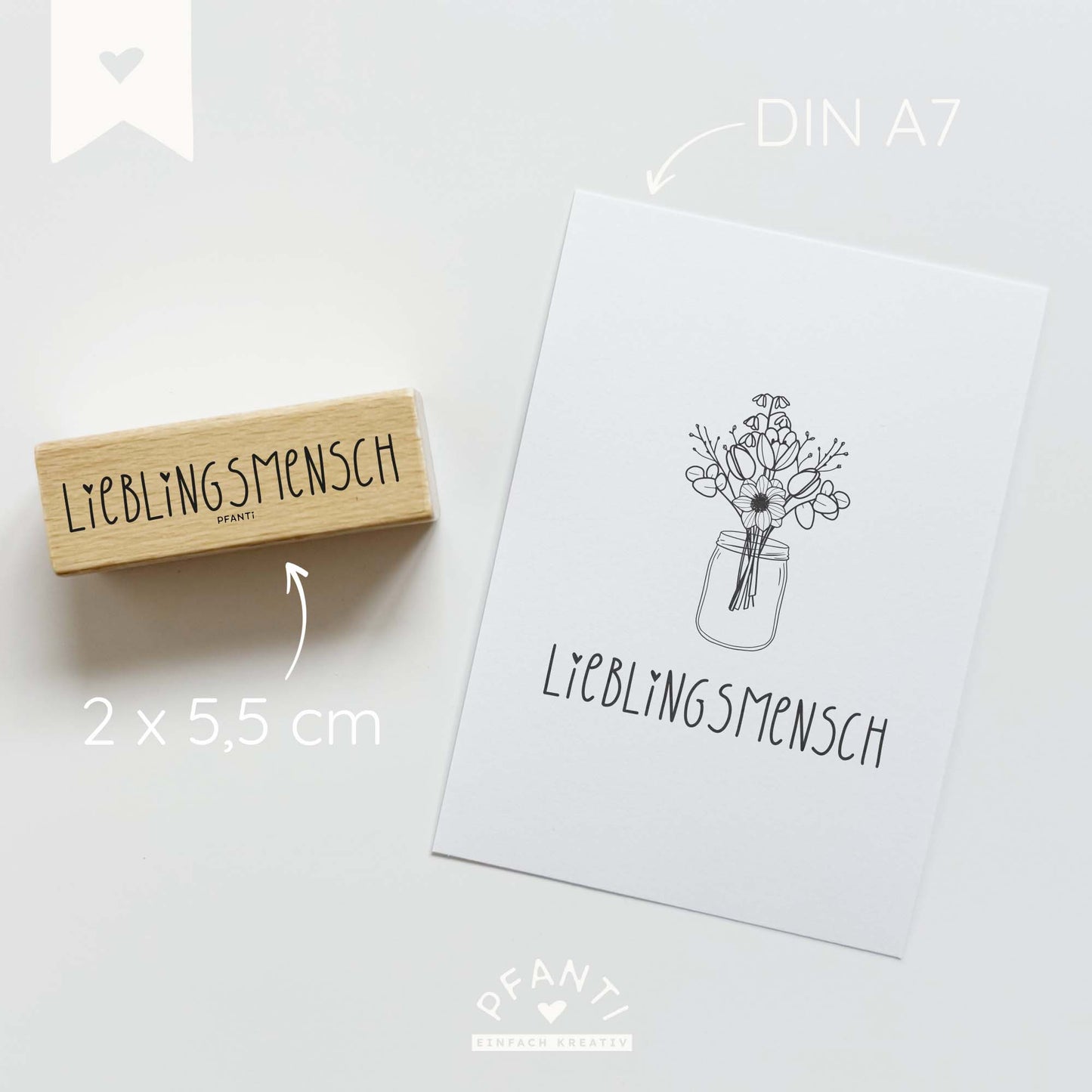 Stempel Lieblingsmensch | mehrere Varianten