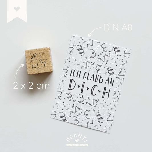 Stempel Luftschlange