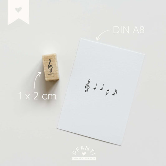 Stempel Notenschlüssel