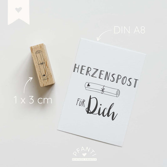 Stempel Papierrolle