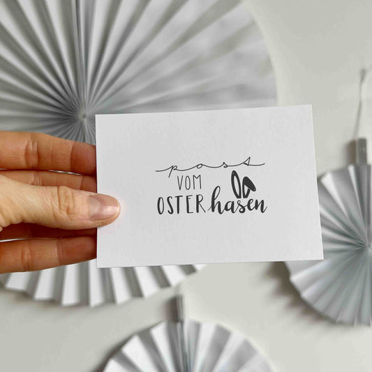 Stempel Post vom Osterhasen - perfekt für Ostergrüße