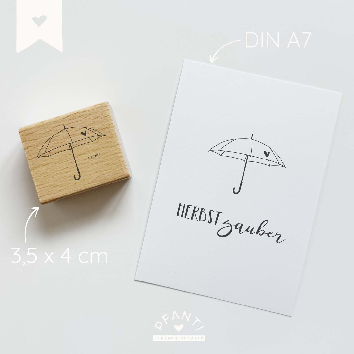 Stempel Regenschirm | Schirm | Tropfen | mehrere Varianten