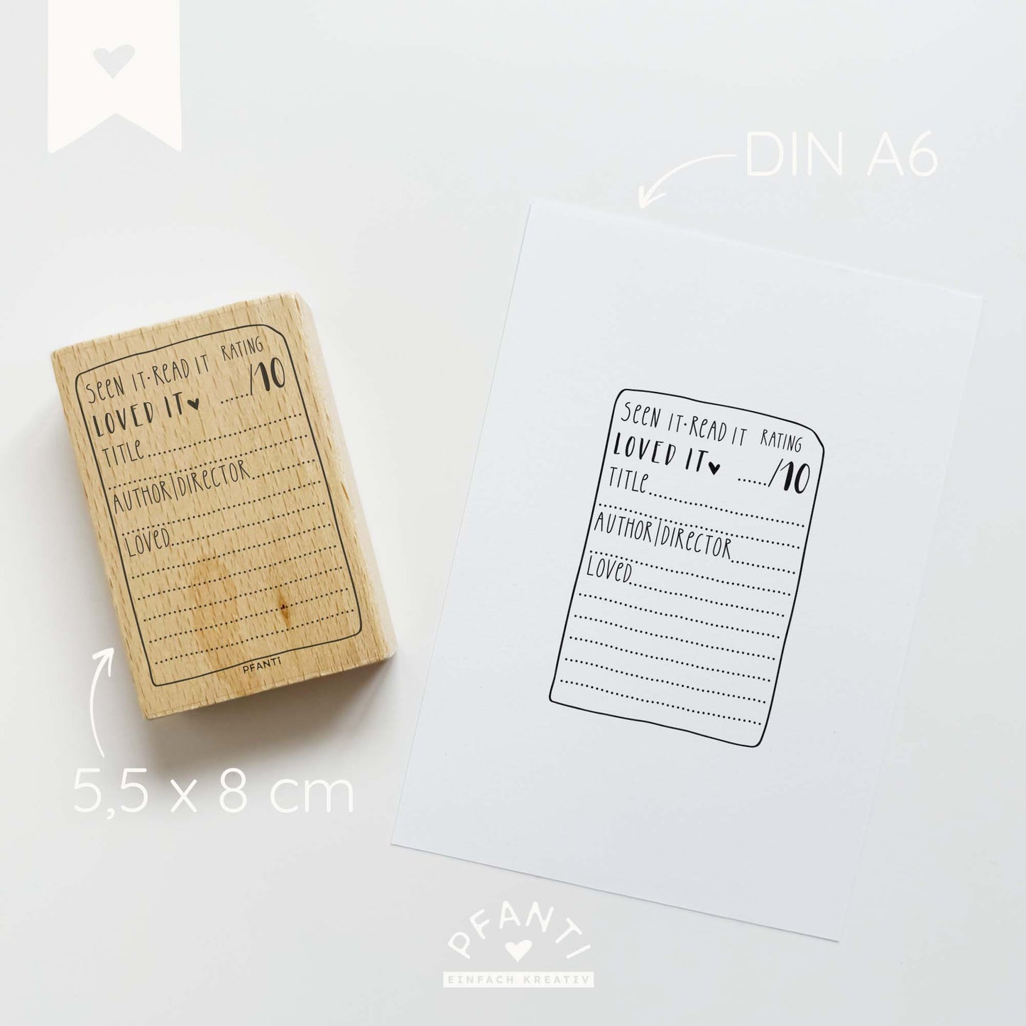 Stempel Bullet Journal | Review book, series or film