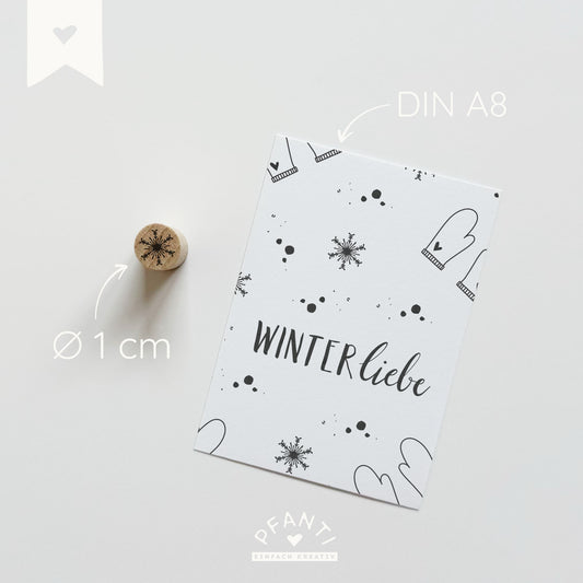 Stempel Schneeflocke