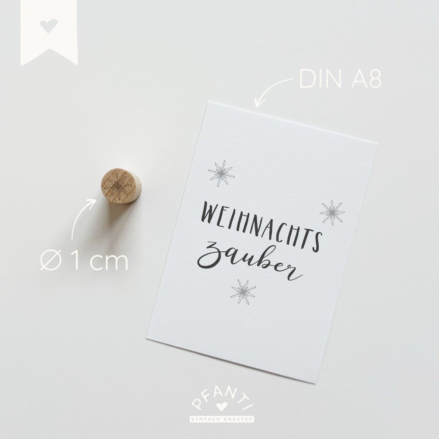 Stempel Schneeflocke