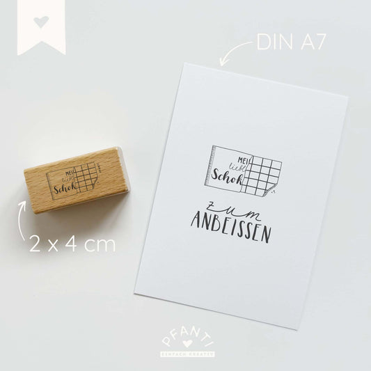 Stempel Schokolade