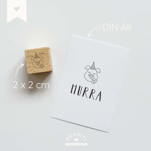 Stempel Schwein | zwei Größen