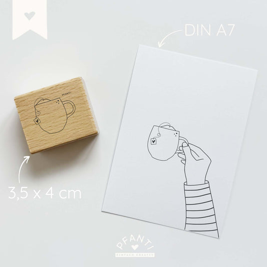 Stempel Teetasse | drei Größen