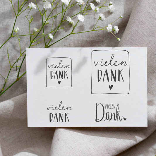 Stempel Vielen Dank | mehrere Varianten