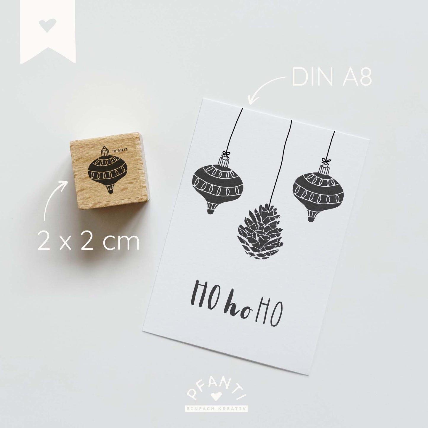 Stempel Weihnachtskugel | mehrere Varianten