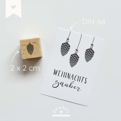Stempel Weihnachtskugel | mehrere Varianten