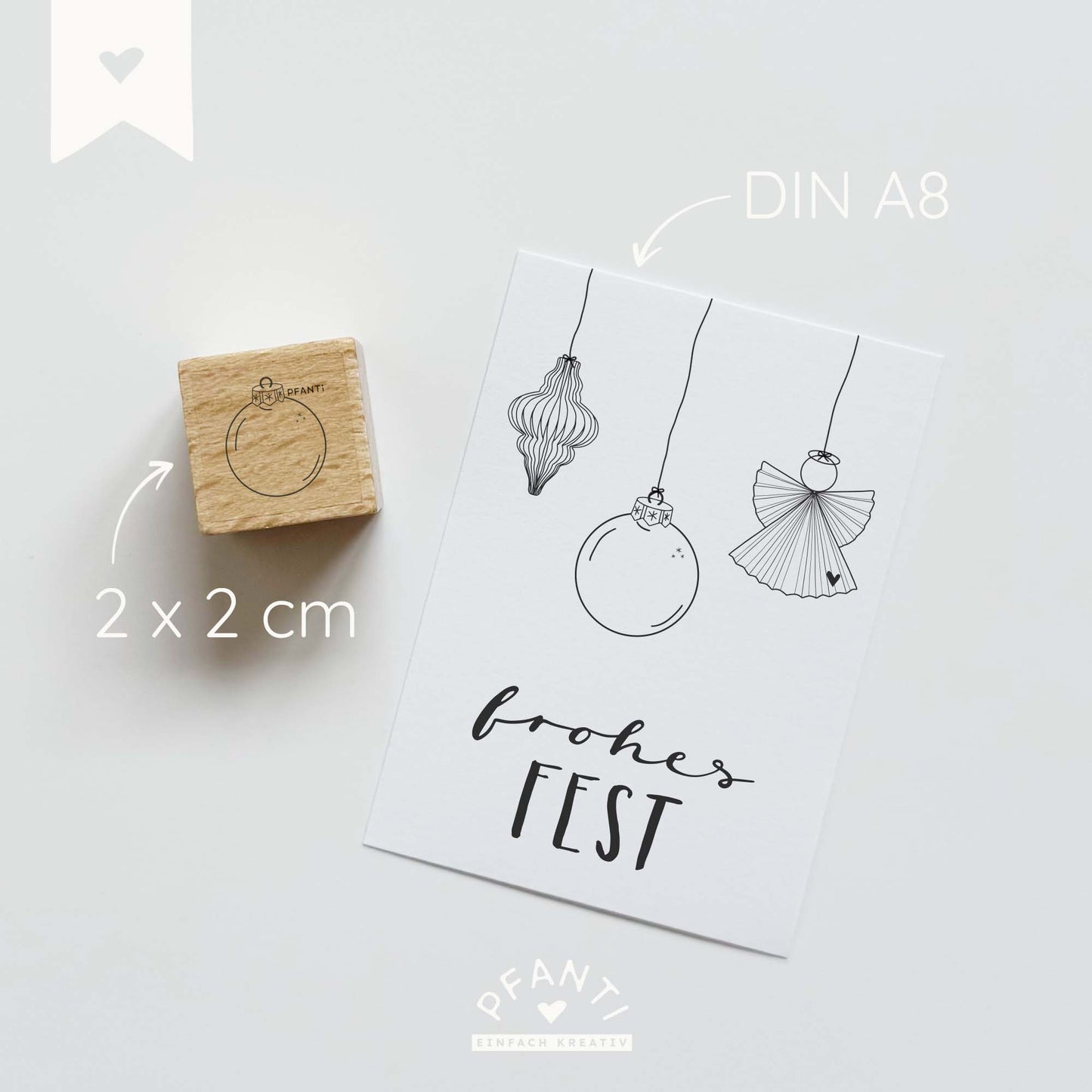 Stempel Weihnachtskugel