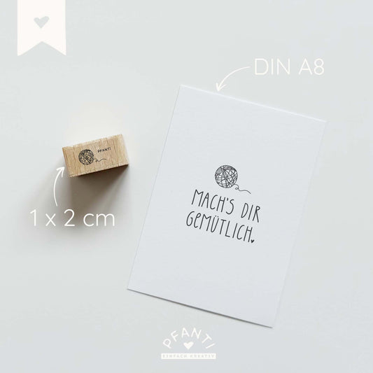 Stempel Wollknäuel