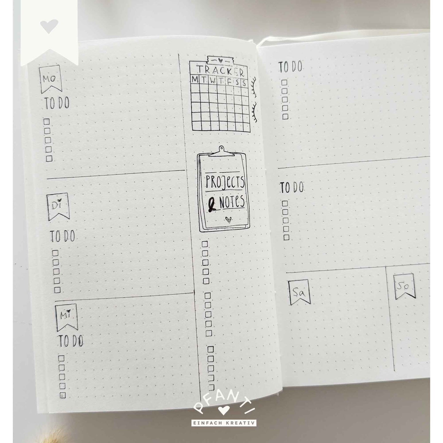 Stempel-Set Bullet Journal