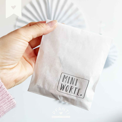Stempel-Set "MiniWorte - für große Gesten"
