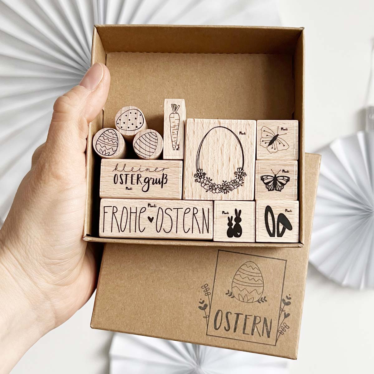 Stempelset Ostern - perfekt für schöne Osterkarten, Geschenke und Deko